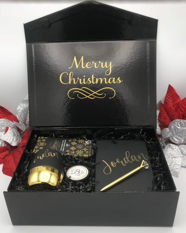 Personalized Custom Gift Box - Black