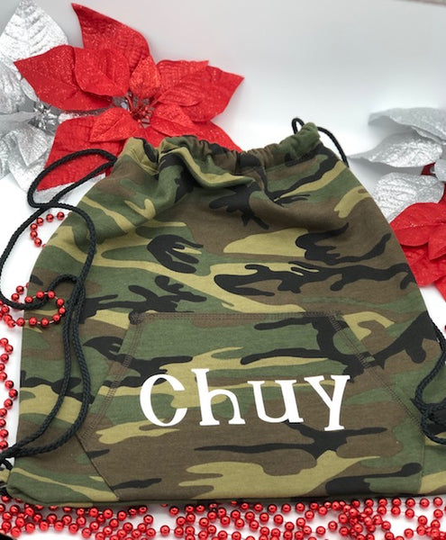 Personalized Core Fleece Sweatshirt Cinch Pack